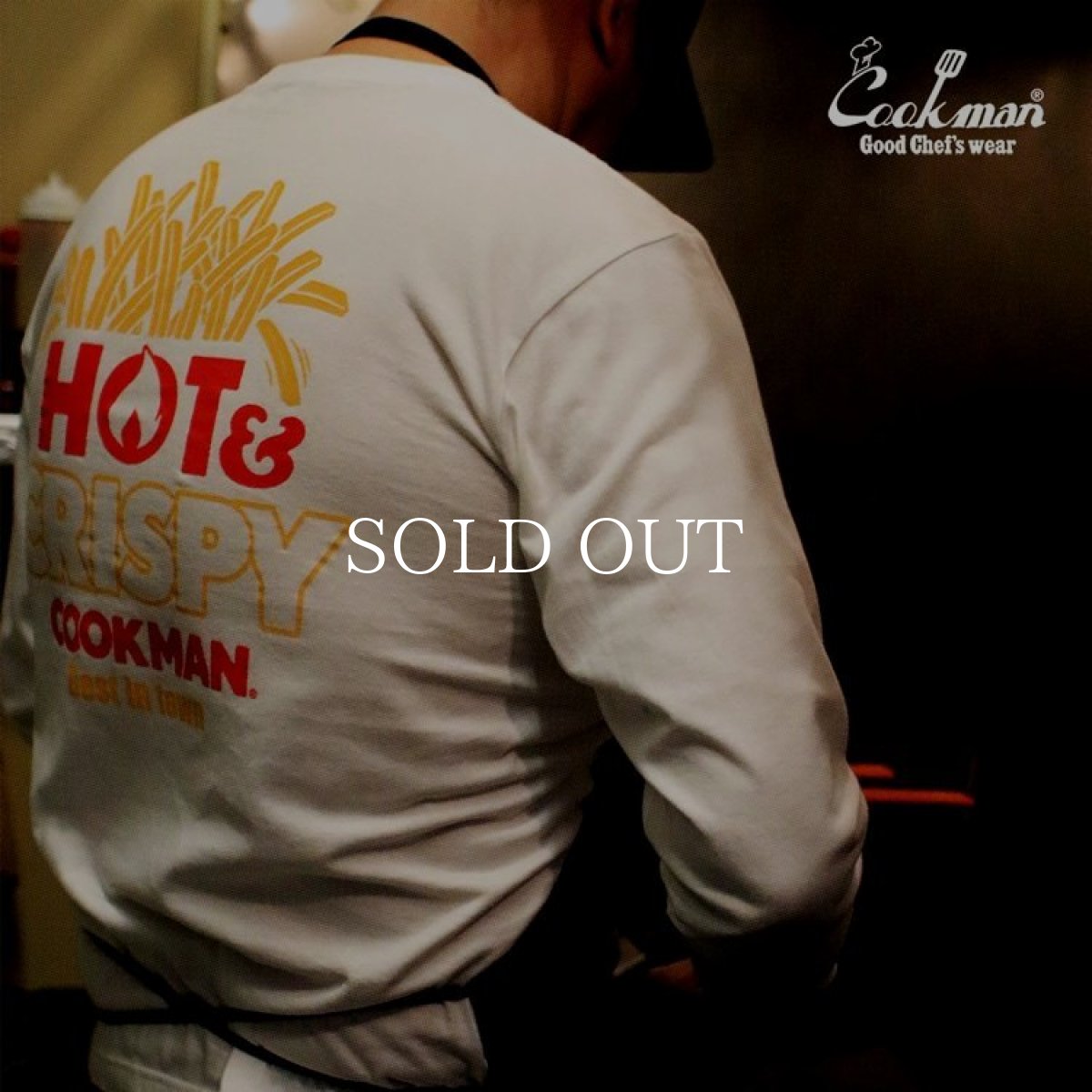 画像12: COOKMAN  ロングスリーブ Tシャツ French Fries (White) (12)