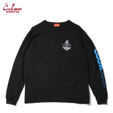 画像1: COOKMAN  ロングスリーブ Tシャツ Milk (Black) (1)