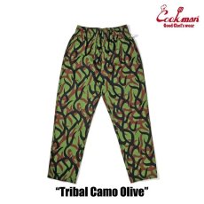 画像3: COOKMAN  Chef Pants Tribal Camo Olive (Olive Green) (3)