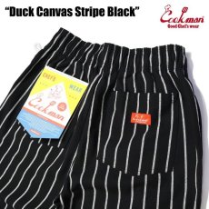 画像5: COOKMAN  Chef Pants Duck Canvas Stripe (Black) (5)