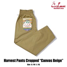 画像1: COOKMAN  Harvest Pants Cropped Canvas (Beige) (1)