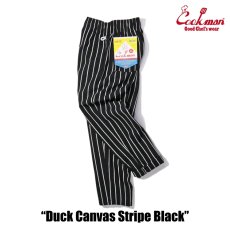 画像10: COOKMAN  Chef Pants Duck Canvas Stripe (Black) (10)