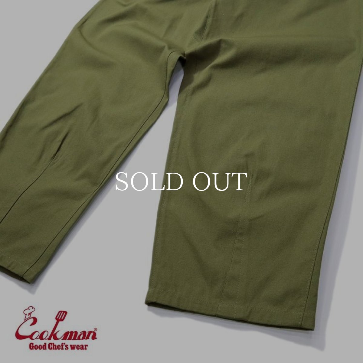 画像7: COOKMAN  Harvest Pants Cropped Canvas (Olive) (7)