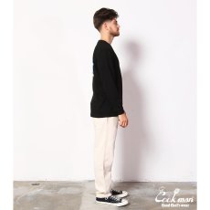 画像9: COOKMAN  ロングスリーブ Tシャツ Milk (Black) (9)