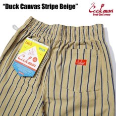 画像5: COOKMAN  Chef Pants Duck Canvas Stripe (Beige) (5)