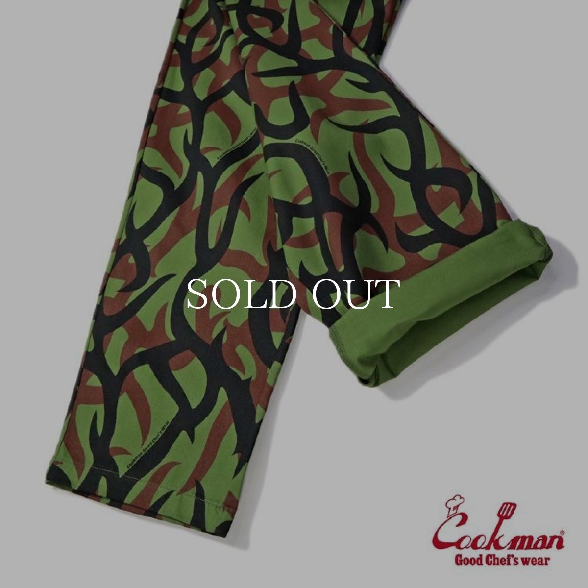 画像7: COOKMAN  Chef Pants Tribal Camo Olive (Olive Green) (7)