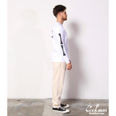 画像8: COOKMAN  ロングスリーブ Tシャツ Skull (White) (8)