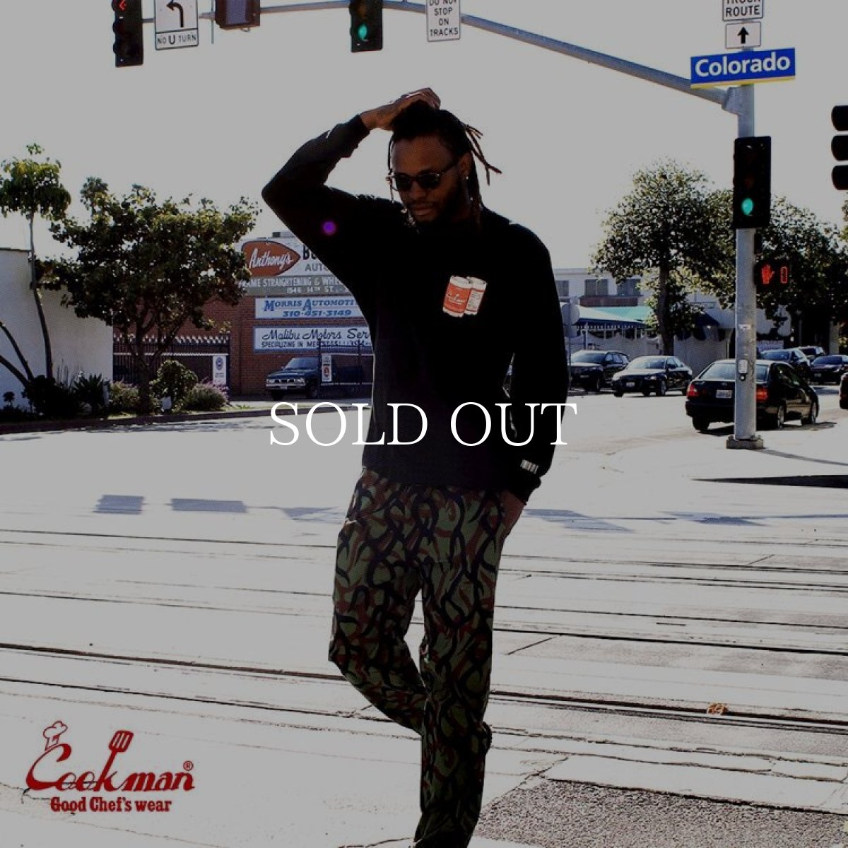 画像15: COOKMAN  Chef Pants Tribal Camo Olive (Olive Green) (15)