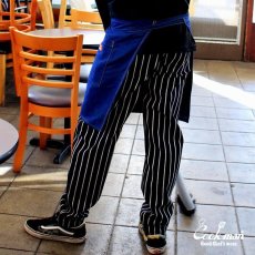 画像16: COOKMAN  Chef Pants Duck Canvas Stripe (Black) (16)