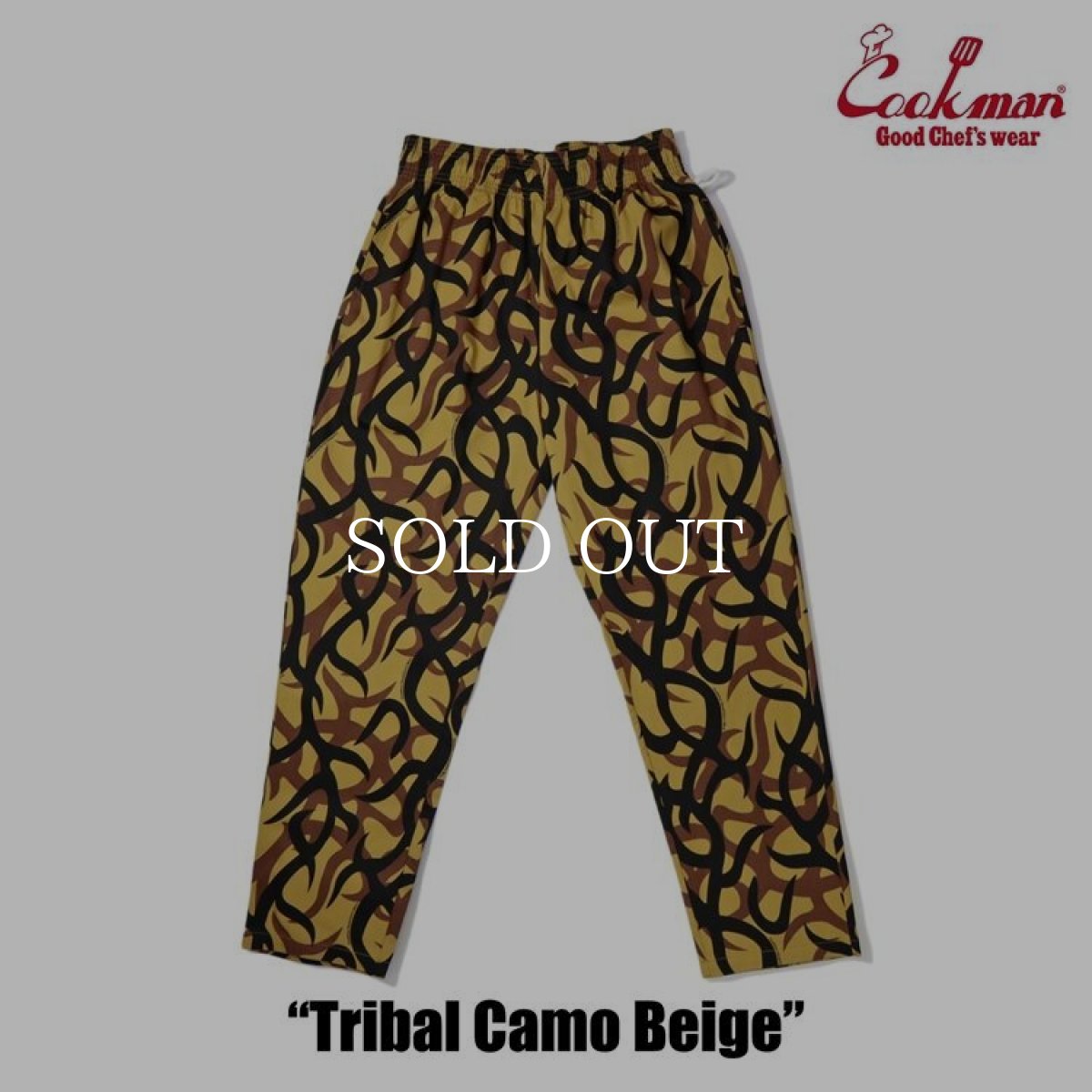 画像3: COOKMAN  Chef Pants Tribal Camo Beige (Beige) (3)