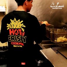 画像15: COOKMAN  ロングスリーブ Tシャツ French Fries (Black) (15)