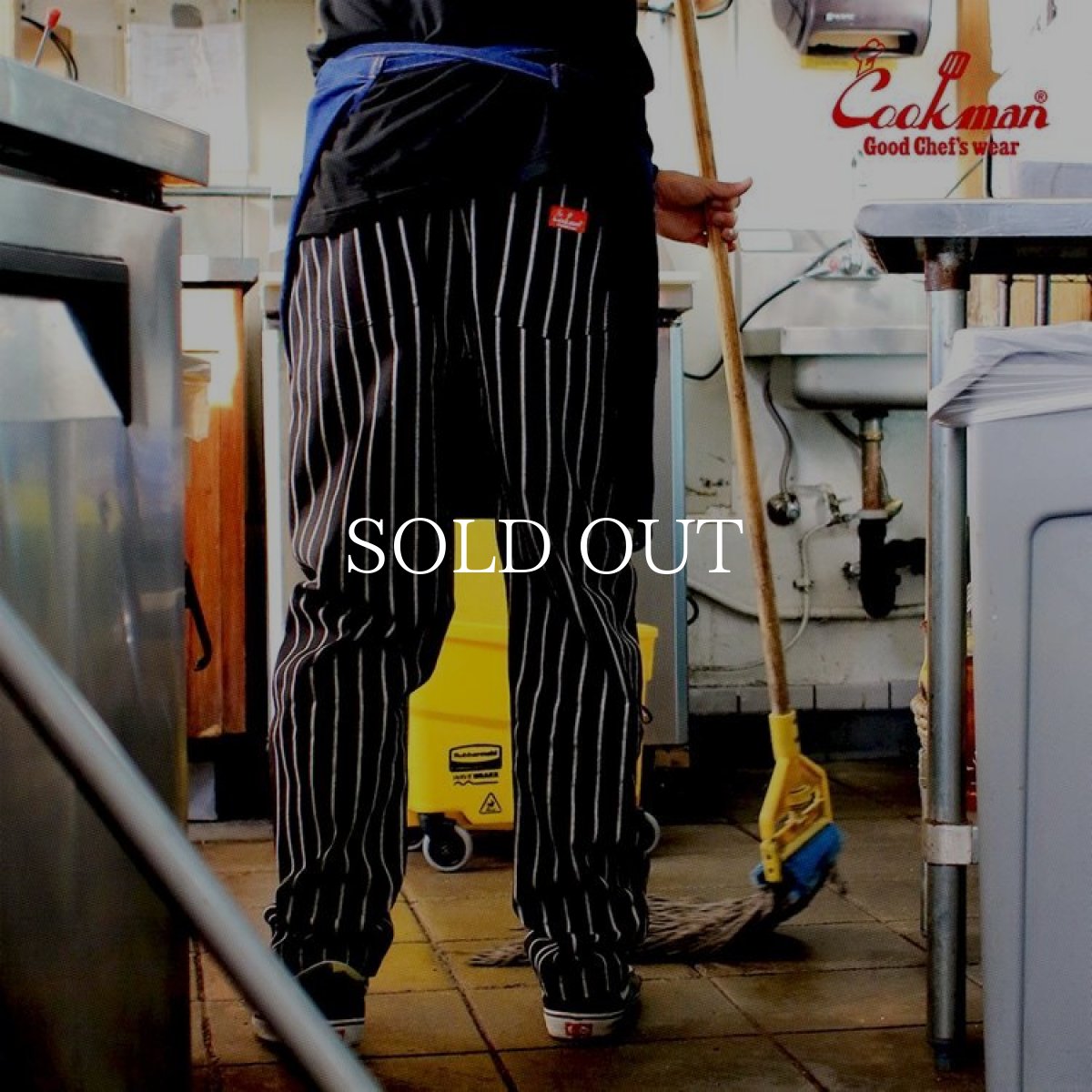画像23: COOKMAN  Chef Pants Duck Canvas Stripe (Black) (23)