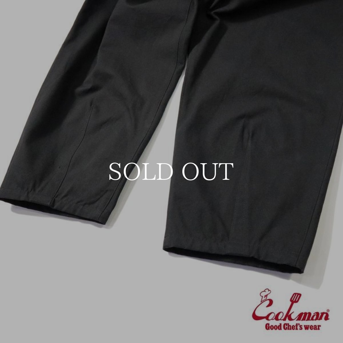 画像7: COOKMAN  Harvest Pants Cropped Canvas (Black) (7)