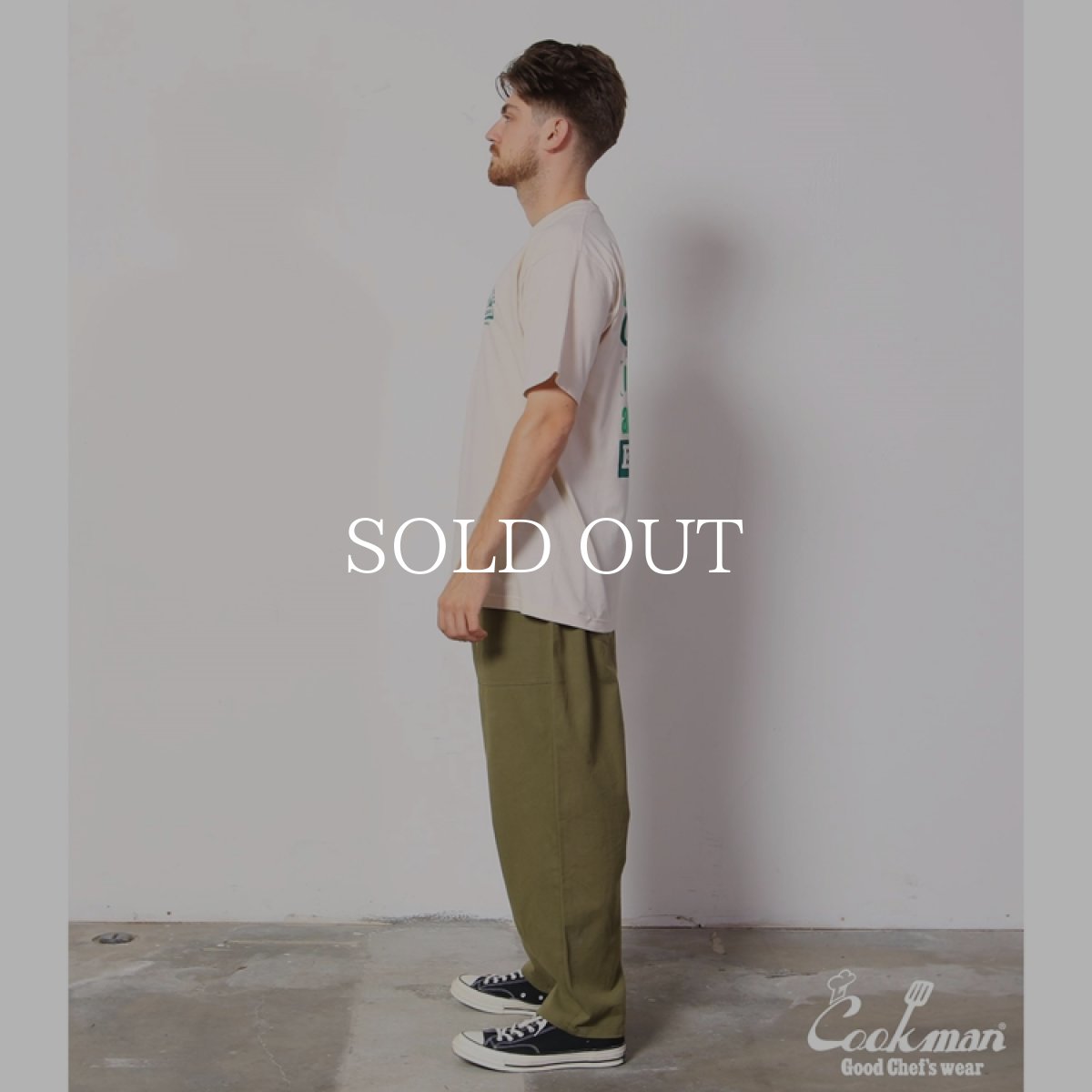 画像16: COOKMAN  Harvest Pants Cropped Canvas (Olive) (16)