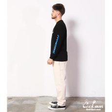 画像10: COOKMAN  ロングスリーブ Tシャツ Milk (Black) (10)