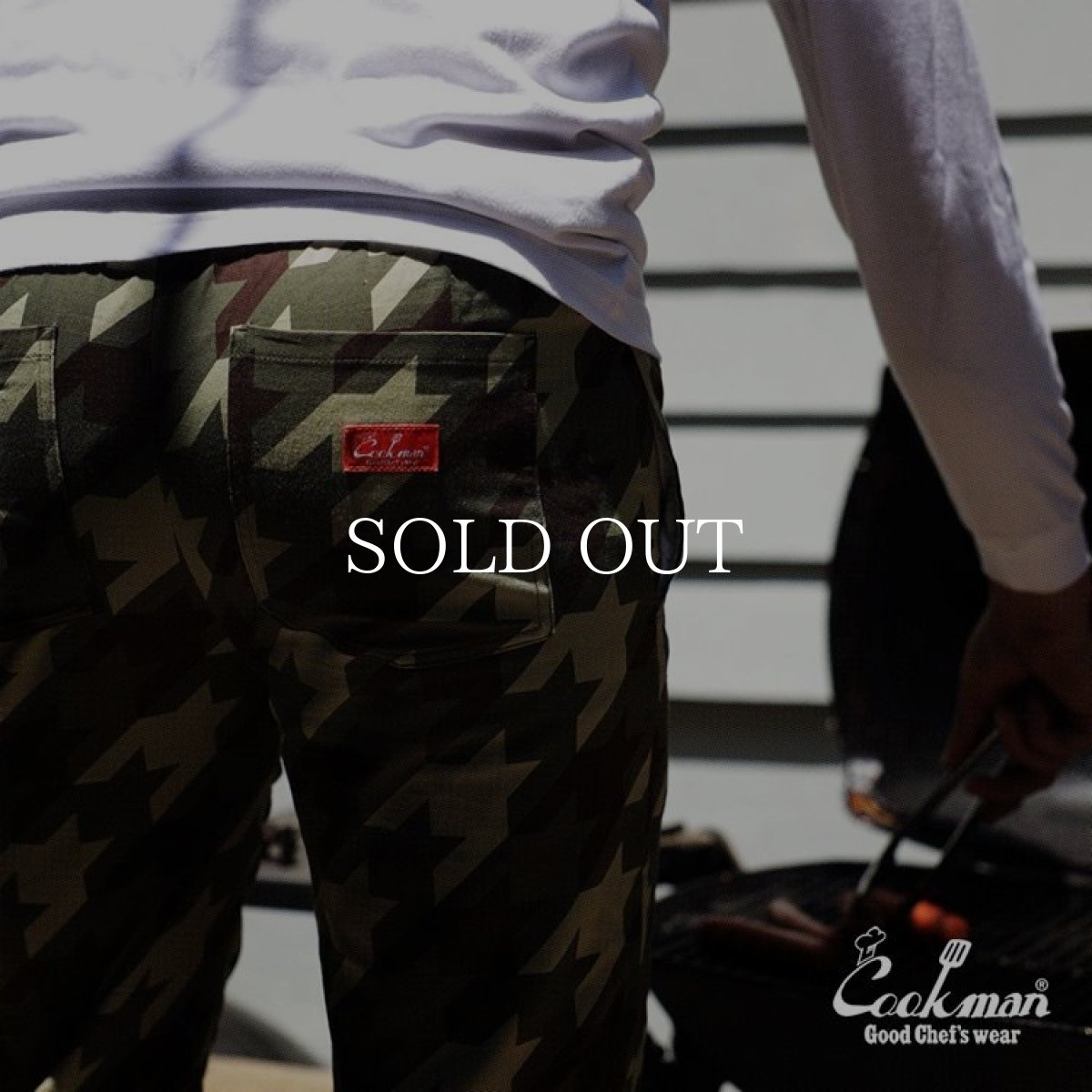 画像13: COOKMAN  Chef Pants Chidori Camo Green (Green) (13)