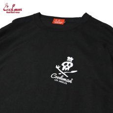 画像3: COOKMAN  ロングスリーブ Tシャツ Skull (Black) (3)