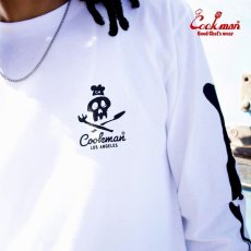 画像14: COOKMAN  ロングスリーブ Tシャツ Skull (White) (14)