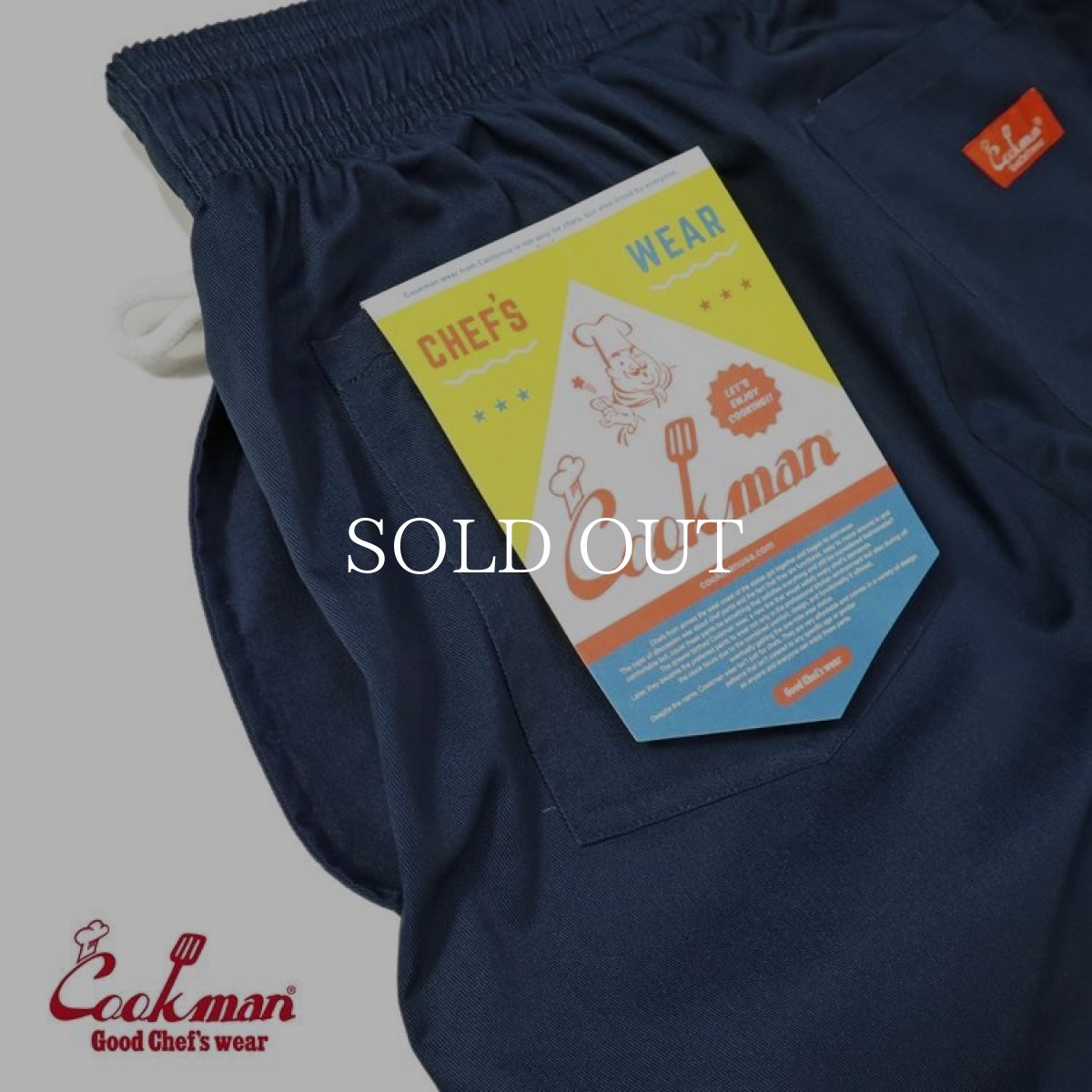 画像8: COOKMAN  Chef Pants (Navy) (8)
