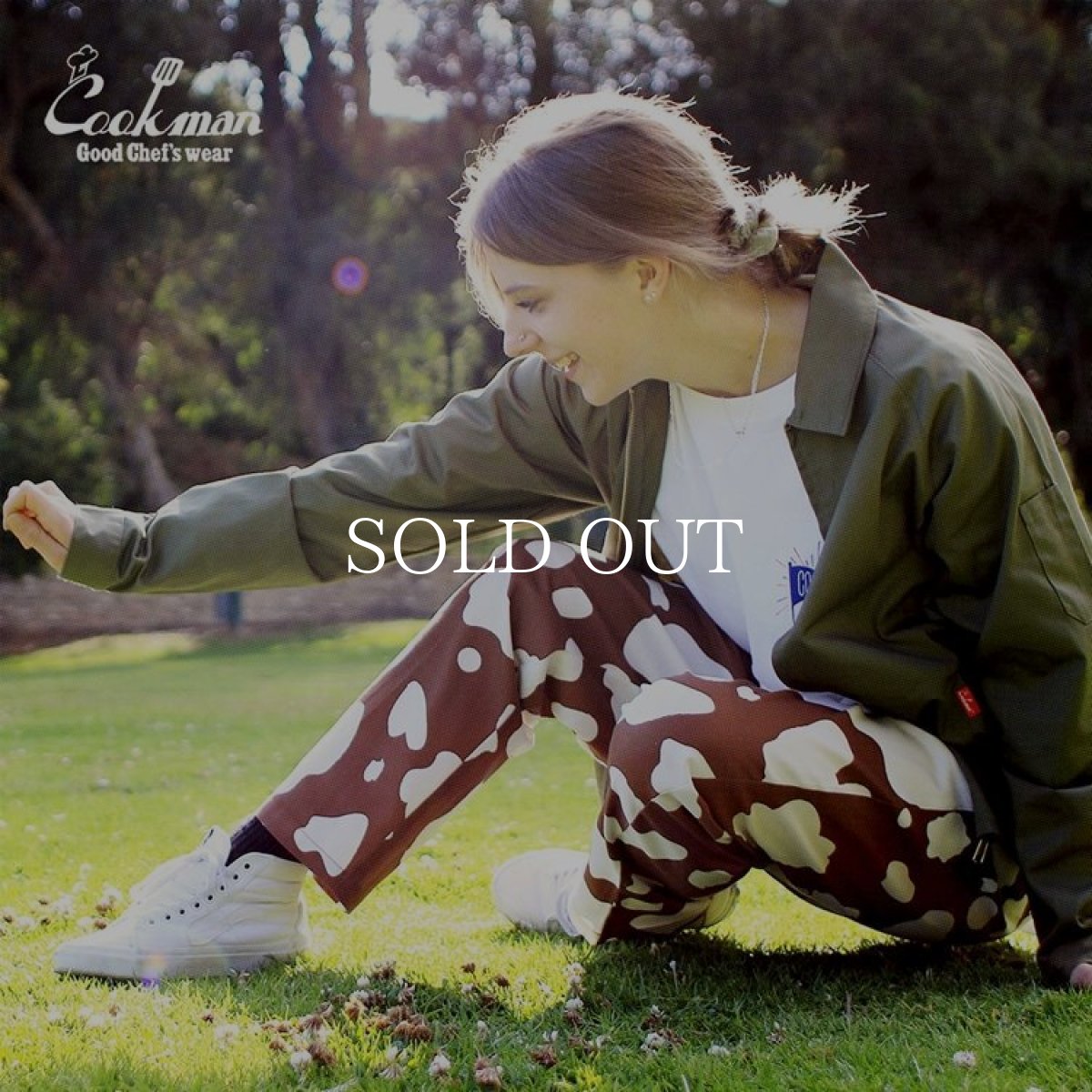 画像15: COOKMAN  Chef Pants Cow (Brown) (15)