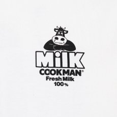 画像4: COOKMAN  ロングスリーブ Tシャツ Milk (White) (4)