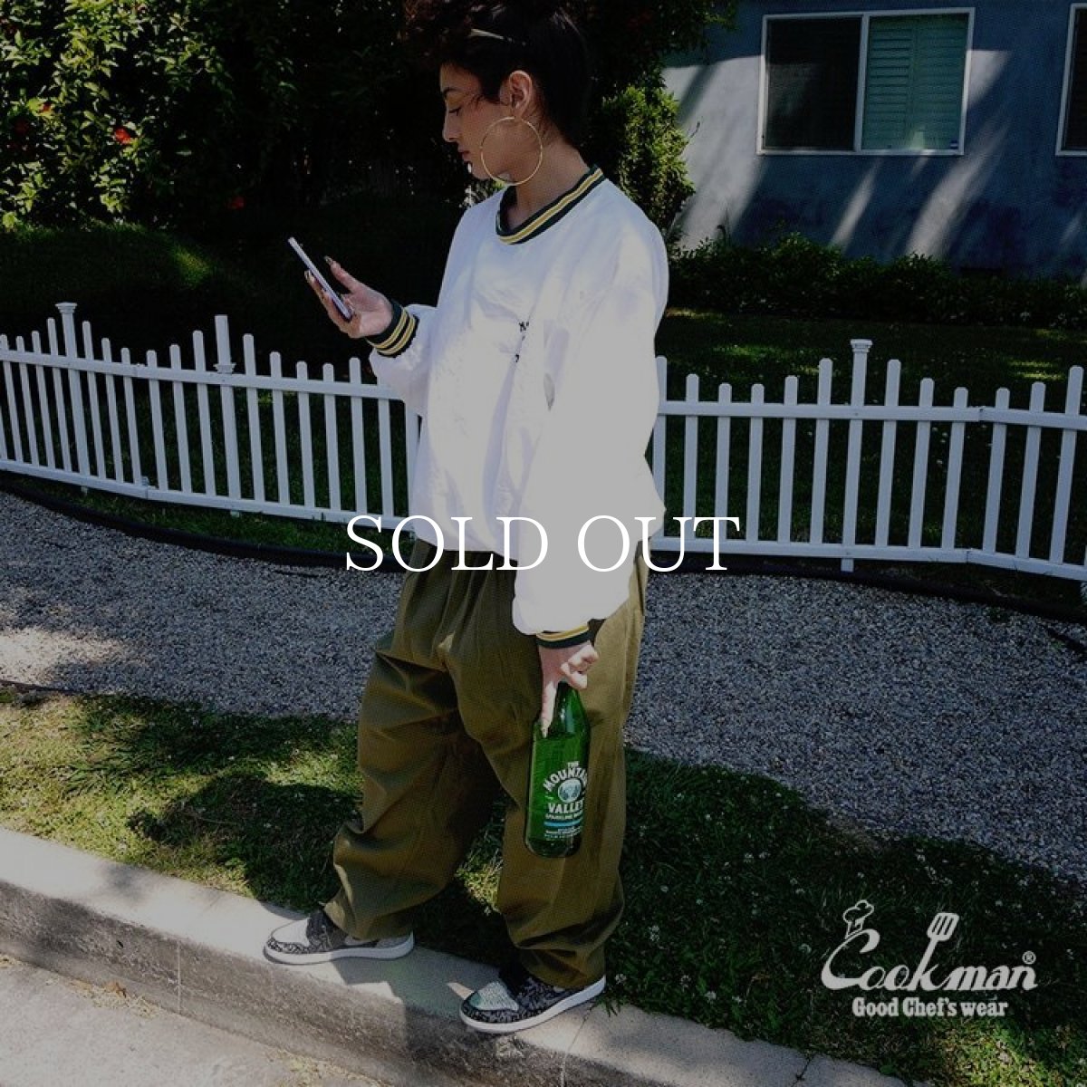 画像24: COOKMAN  Harvest Pants Cropped Canvas (Olive) (24)