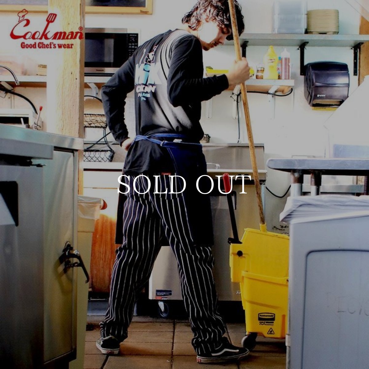 画像24: COOKMAN  Chef Pants Duck Canvas Stripe (Black) (24)