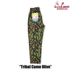 画像11: COOKMAN  Chef Pants Tribal Camo Olive (Olive Green) (11)