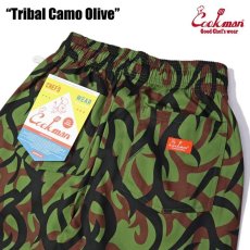 画像5: COOKMAN  Chef Pants Tribal Camo Olive (Olive Green) (5)
