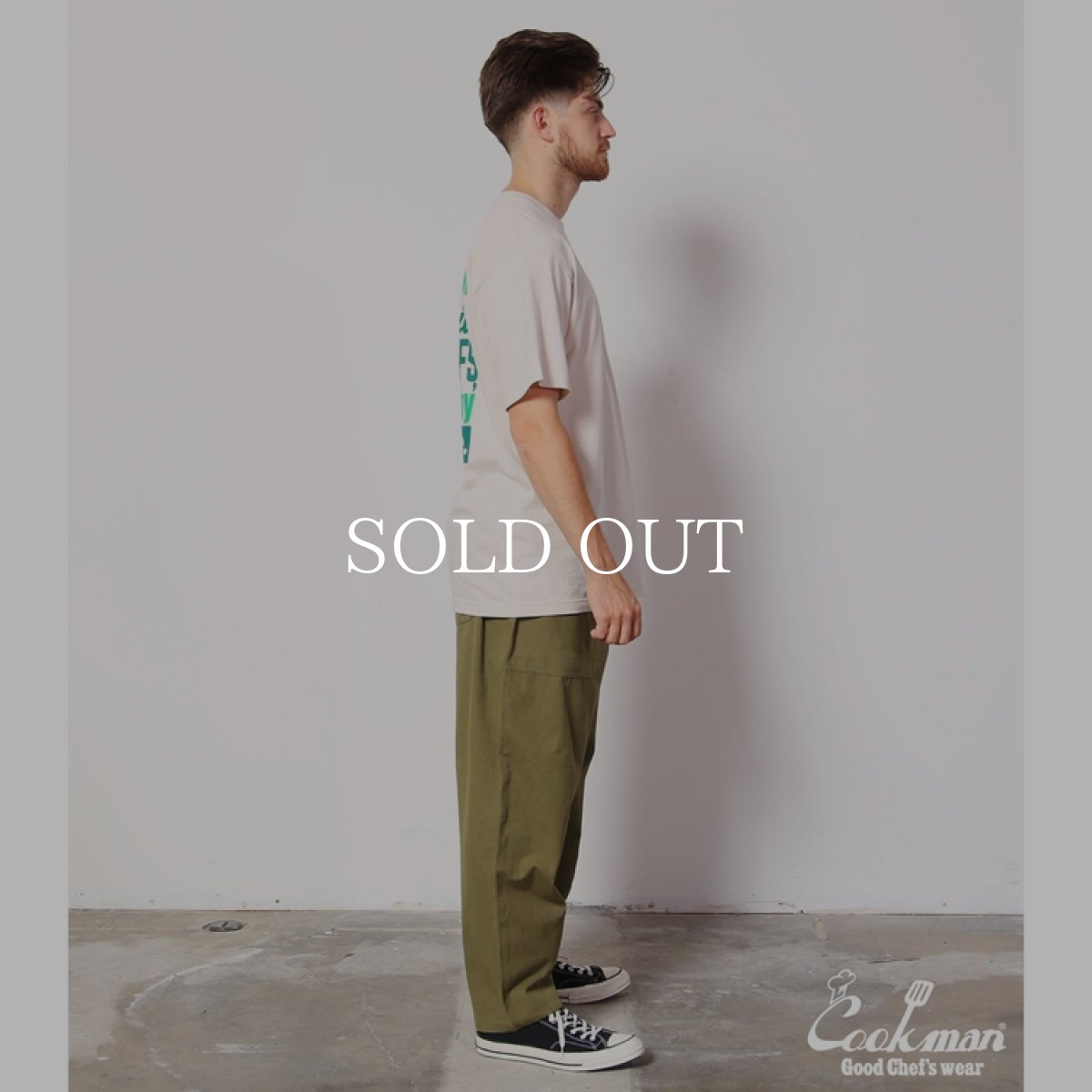 画像15: COOKMAN  Harvest Pants Cropped Canvas (Olive) (15)