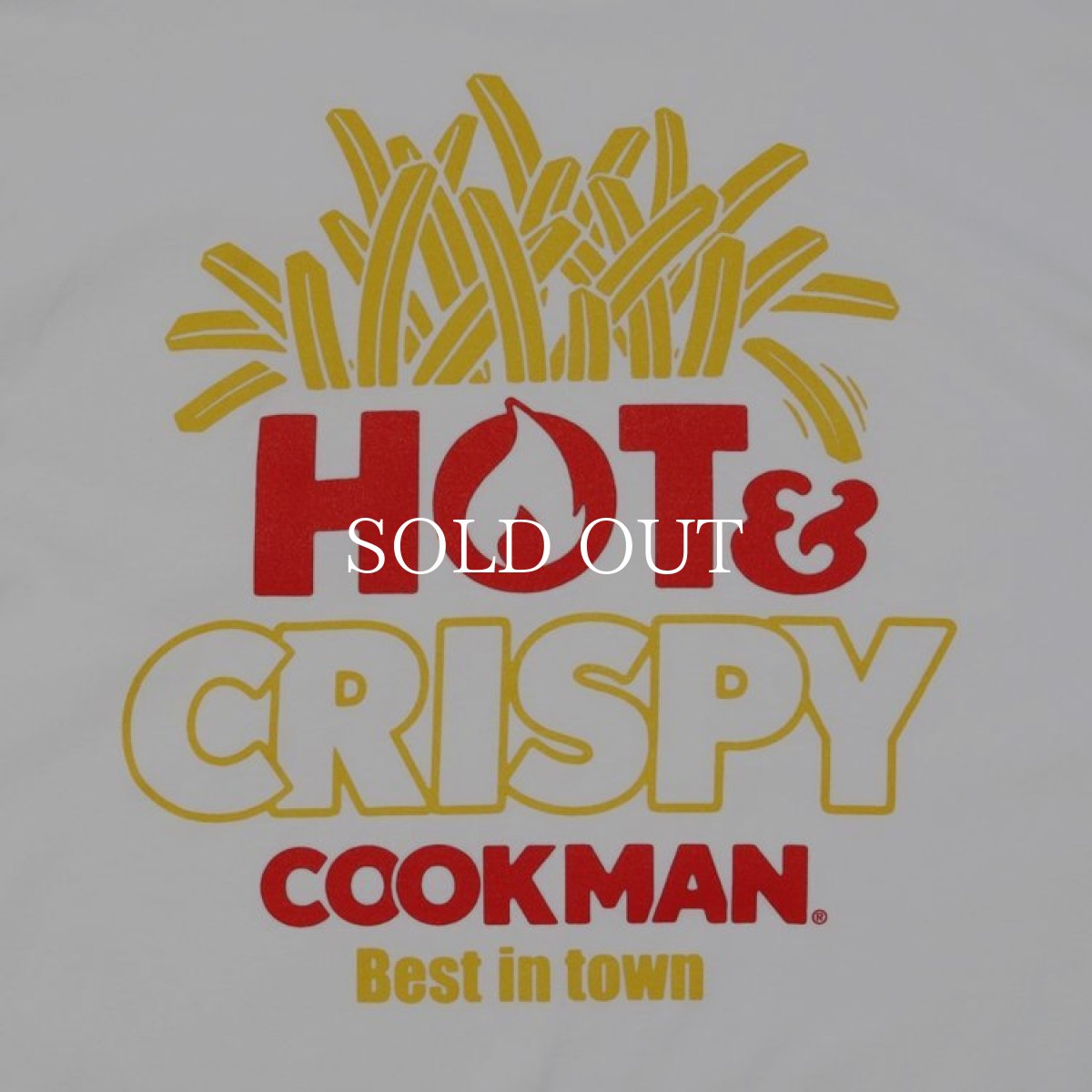 画像5: COOKMAN  ロングスリーブ Tシャツ French Fries (White) (5)
