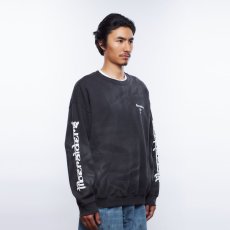 画像7: Liberaiders  LR SLEEVE LOGO VINTAGE CREWNECK (BLACK) (7)