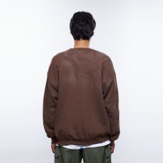 画像9: Liberaiders  LR SLEEVE LOGO VINTAGE CREWNECK (BROWN) (9)