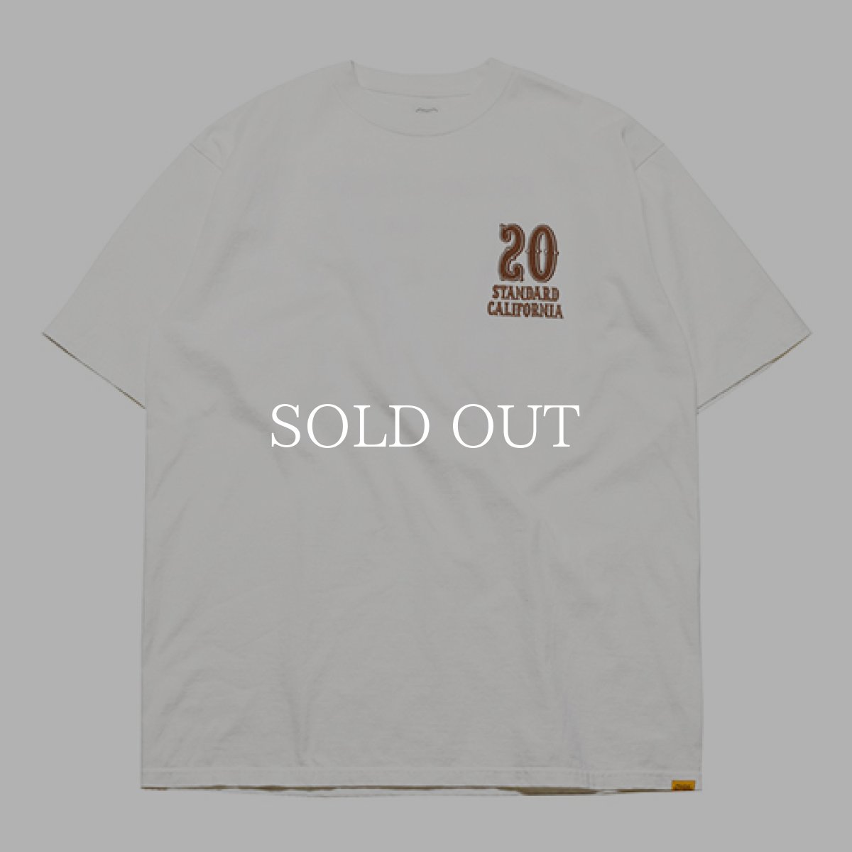 画像2: STANDARD CALIFORNIA  SD 20th Anniversary Logo T (White) (2)