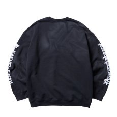 画像2: Liberaiders  LR SLEEVE LOGO VINTAGE CREWNECK (BLACK) (2)