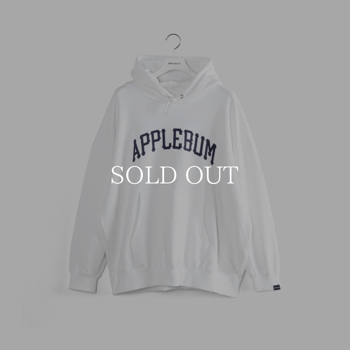 画像1: APPLEBUM  Pirates Logo Big Sweat Parka (White) (1)