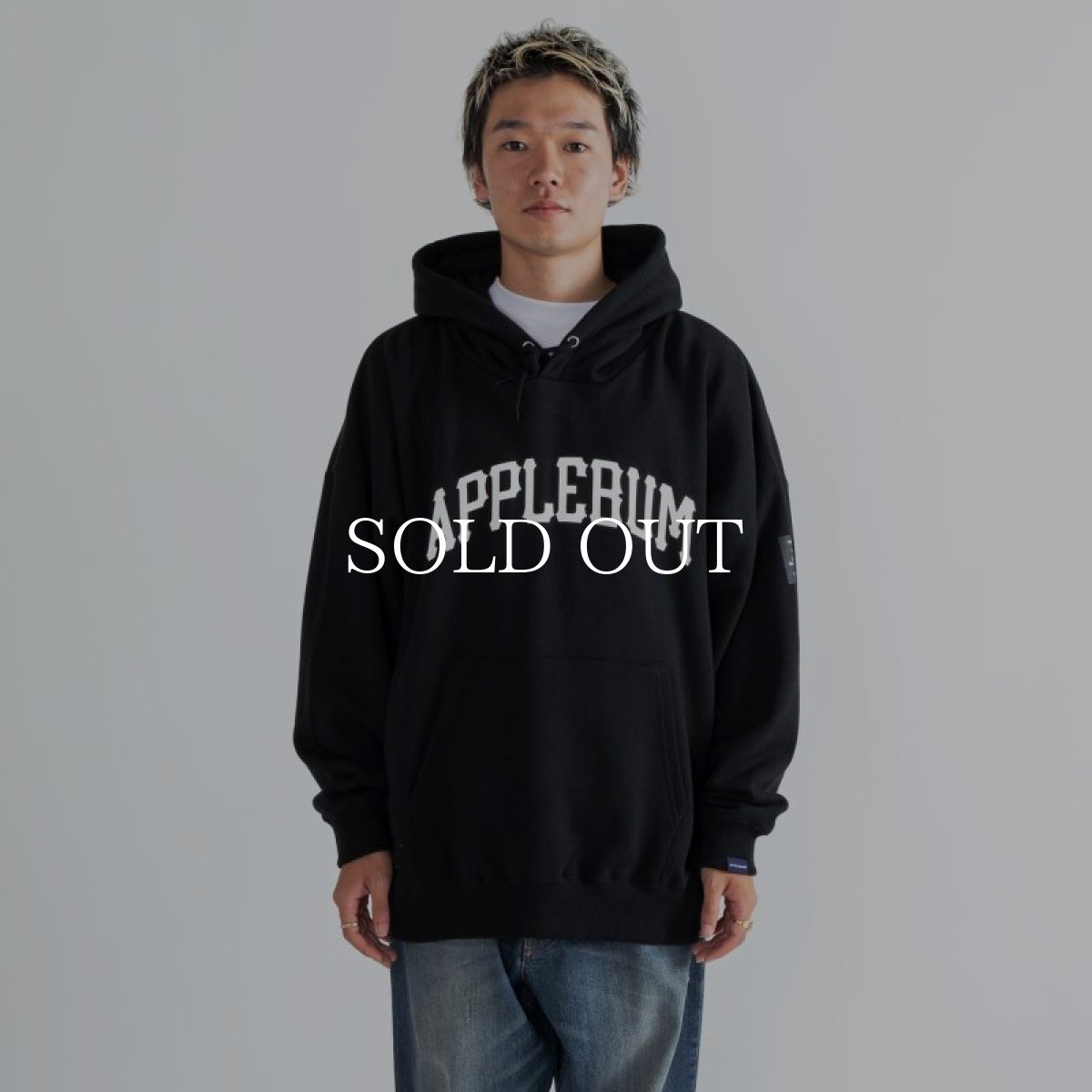 画像2: APPLEBUM  Pirates Logo Big Sweat Parka (Black) (2)