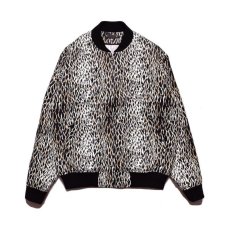 画像1: MINEDENIM  Leopard RC. Satin Rib Zip Blouson (WPT) (1)