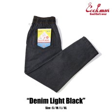 画像1: COOKMAN  Chef Pants Denim Light Black (Charcoal) (1)