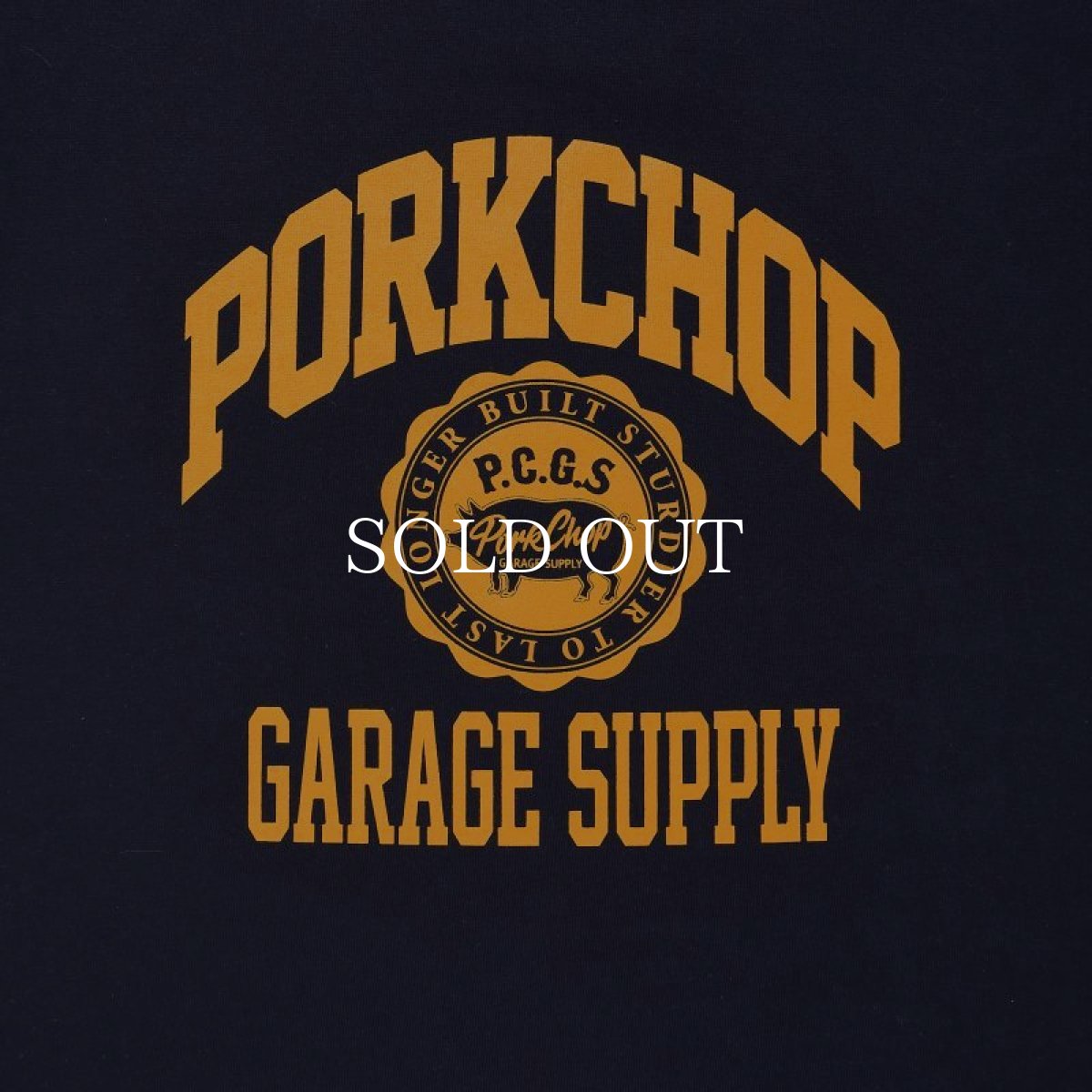 画像3: PORKCHOP GARAGE SUPPLY  2nd COLLEGE TEE for kids (NAVY) (3)