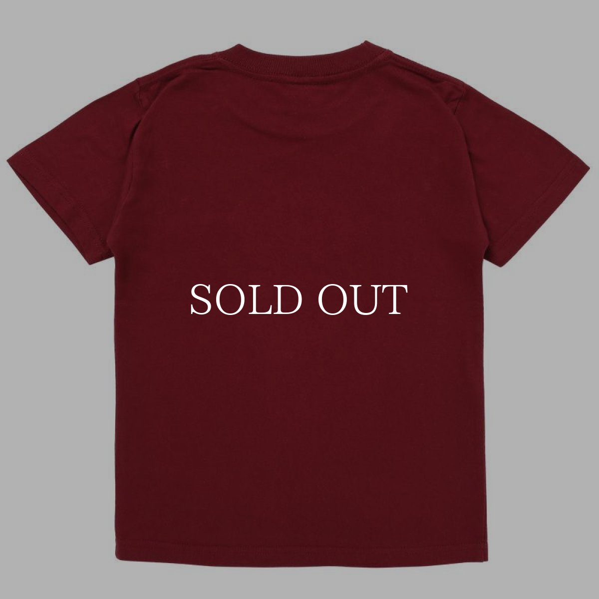 画像2: PORKCHOP GARAGE SUPPLY  2nd COLLEGE TEE for kids (BURGUNDY) (2)