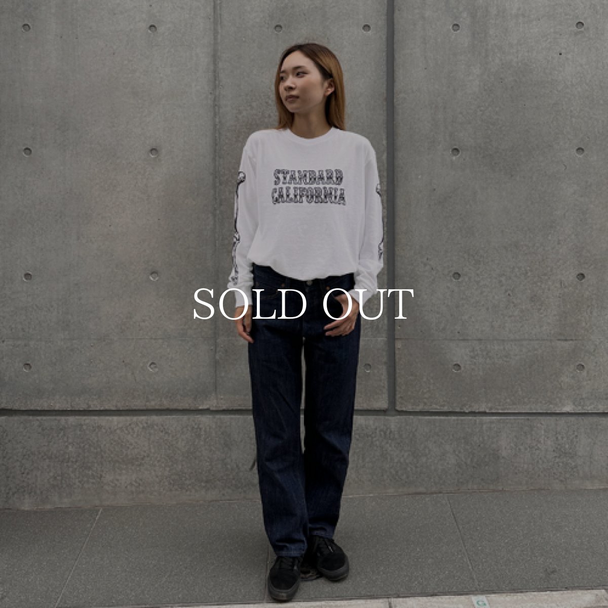 画像5: STANDARD CALIFORNIA  AH × SD Bones Logo Long Sleeve T (White) (5)
