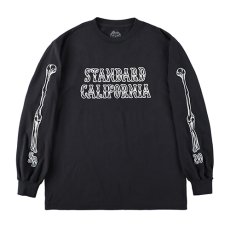 画像1: STANDARD CALIFORNIA  AH × SD Bones Logo Long Sleeve T (Black) (1)