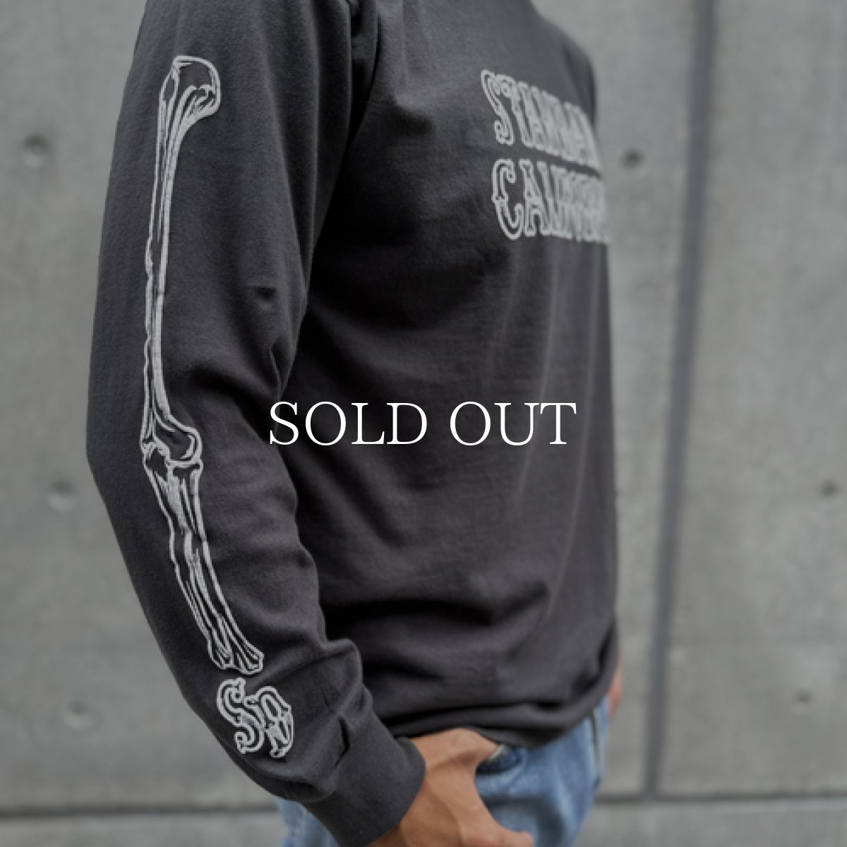 画像5: STANDARD CALIFORNIA  AH × SD Bones Logo Long Sleeve T (Black) (5)