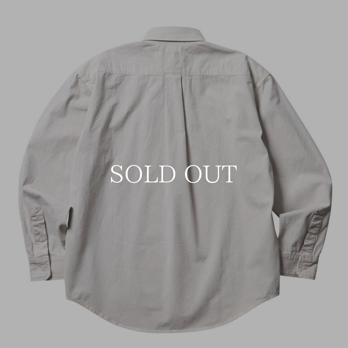 画像2: Liberaiders  GARMENT DYED OXFORD SHIRT (WHITE) (2)