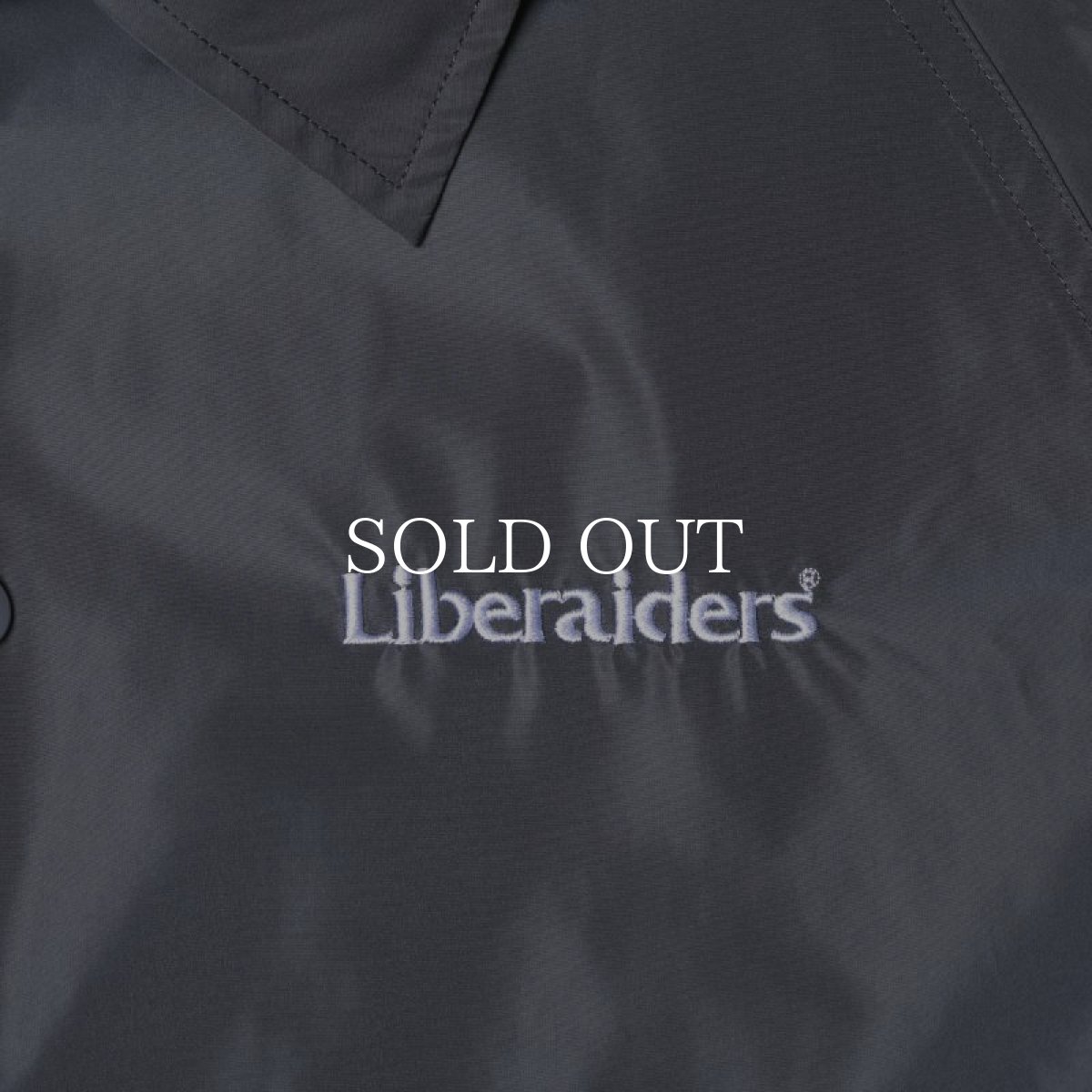 画像5: Liberaiders  OG LOGO COACH JACKET (GRAY) (5)