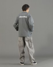 画像16: Liberaiders  OG LOGO COACH JACKET (GRAY) (16)