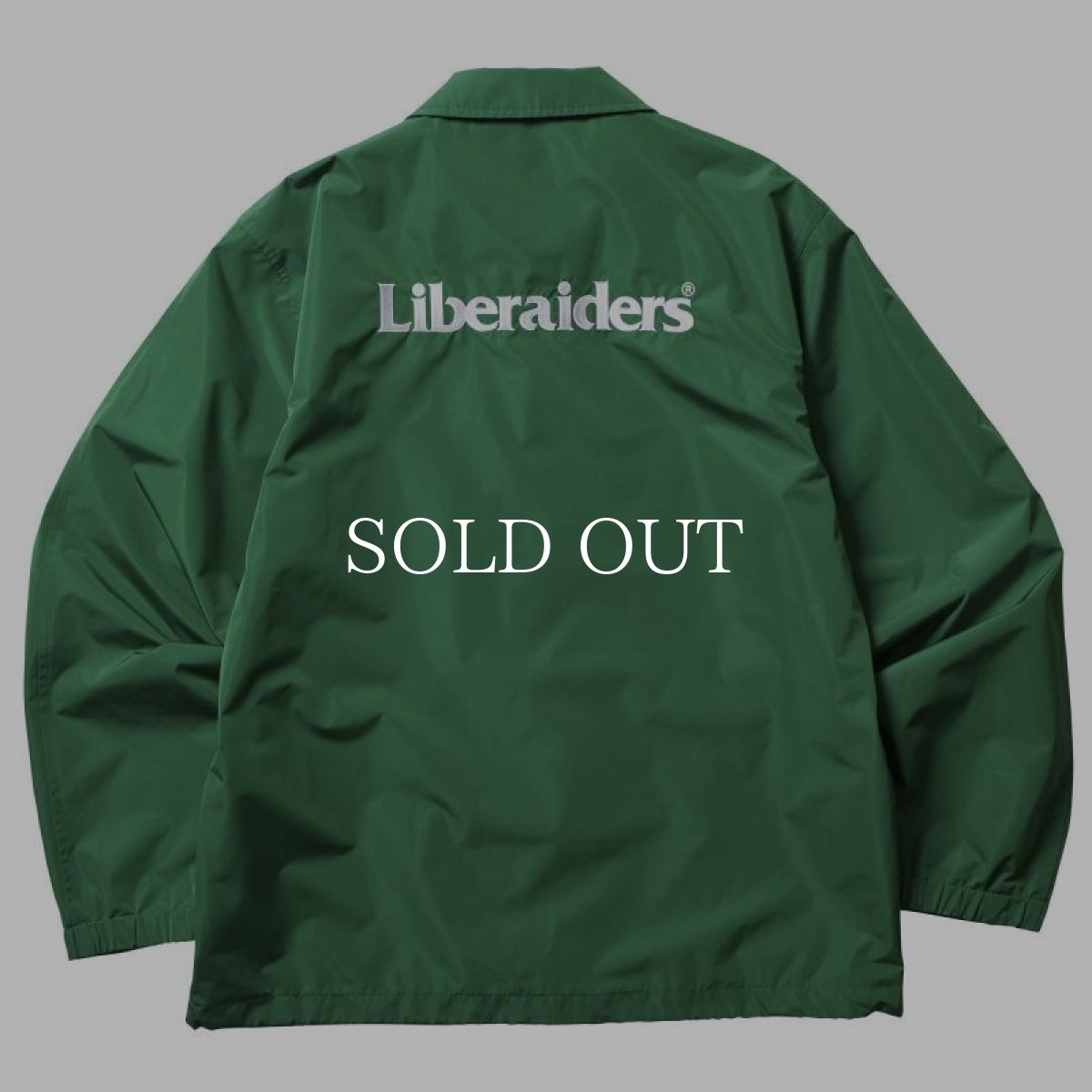 画像3: Liberaiders  OG LOGO COACH JACKET (GREEN) (3)