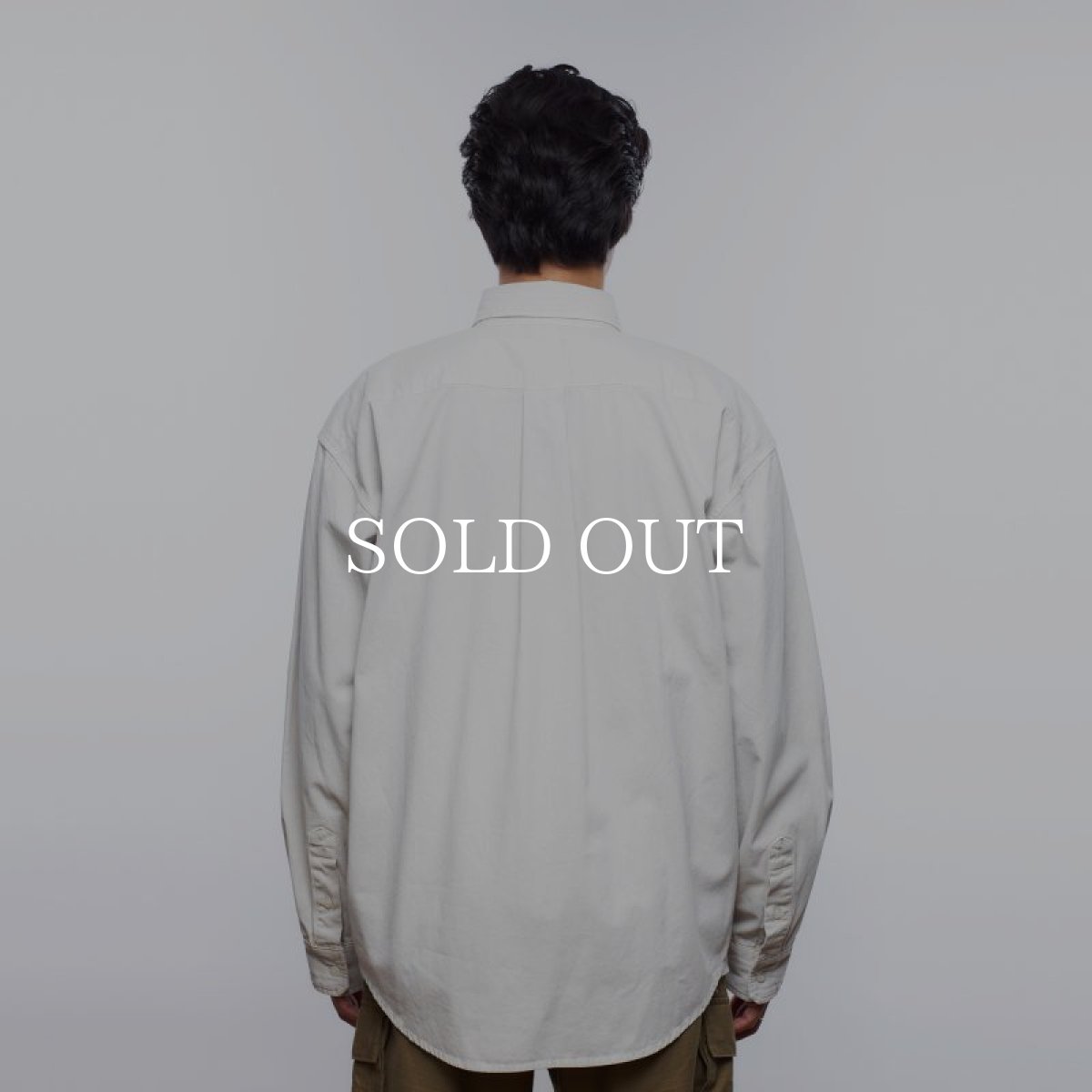 画像11: Liberaiders  GARMENT DYED OXFORD SHIRT (WHITE) (11)