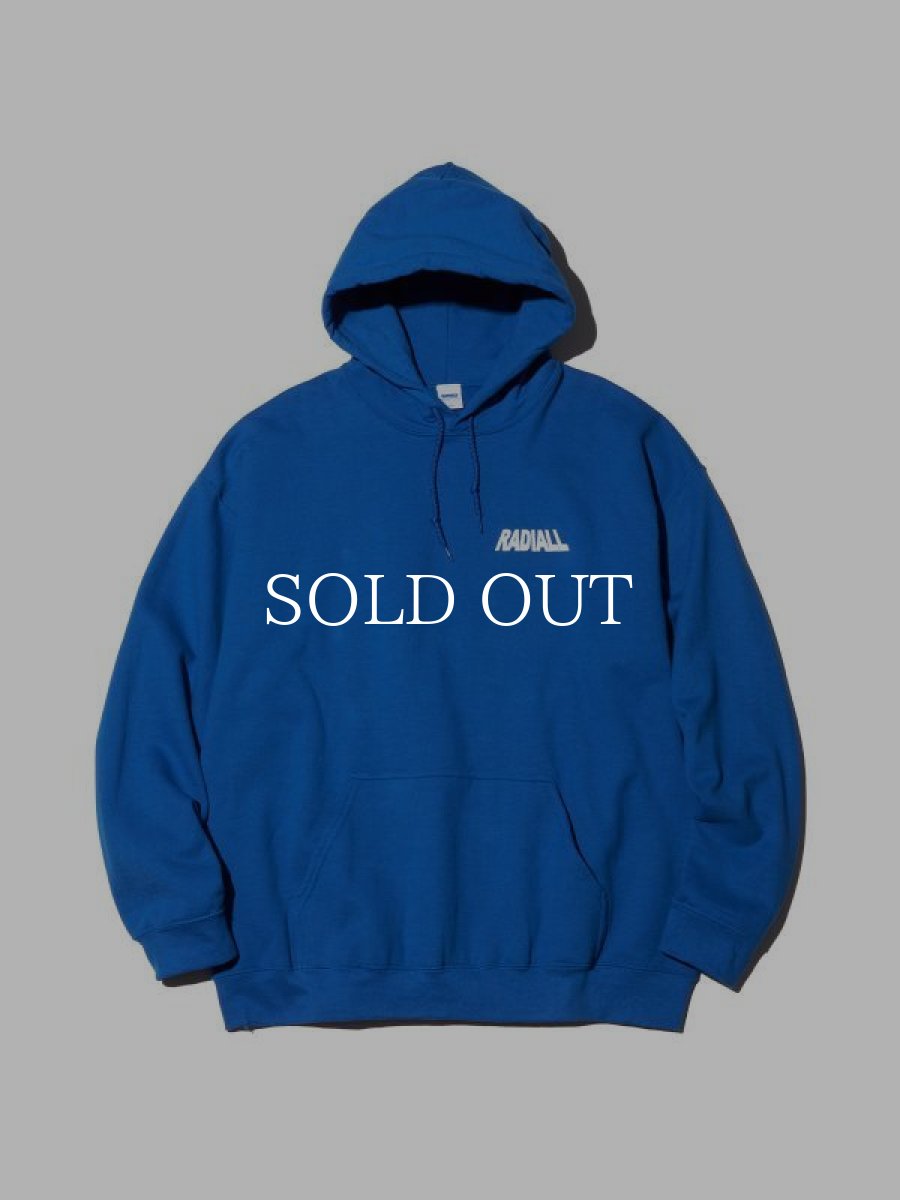 画像1: RADIALL  CHEVY GARAGE - HOODIE SWEATSHIRT L/S (Royal Blue) (1)